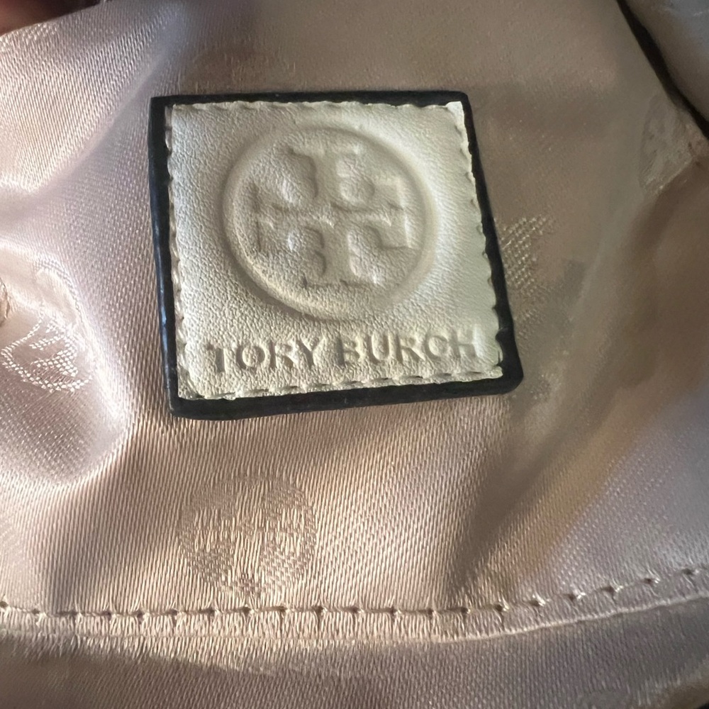Tory Burch Olive Green & Light Purple Wristlet w/ Long Crossbody Strap NWT - Picture 2 of 15